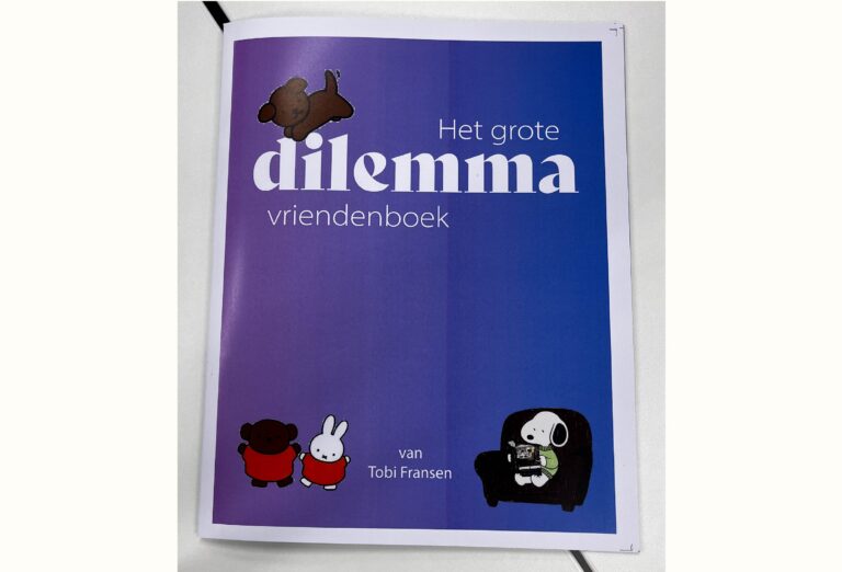 Brochure van mijn portfolio. (Eigen werk)